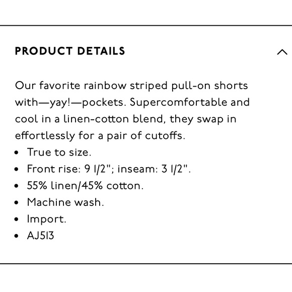 NWT Madewell Linen-Cotton Pull-On Shorts - Picture 6 of 6